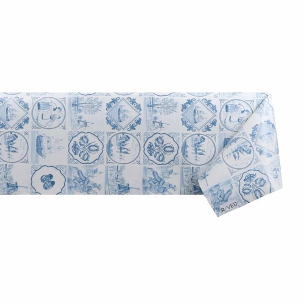 Raved Oilcloth - Delftware Tiles Small