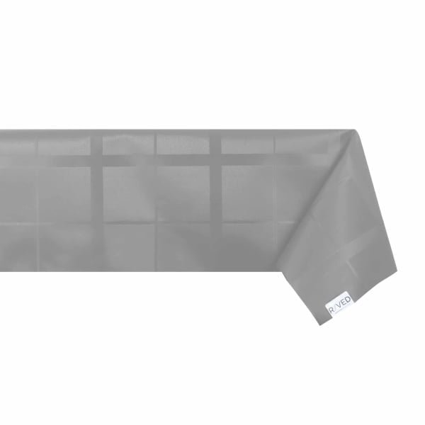 Raved Oilcloth - Square Design Gray
