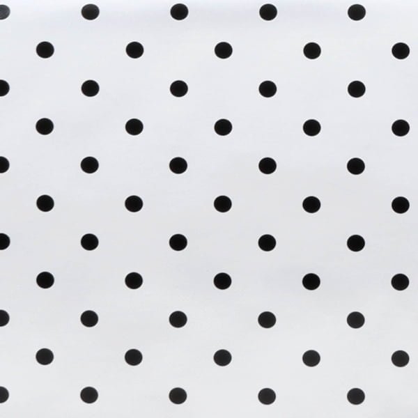 Raved Oilcloth - Black Dots