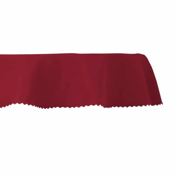 Raved Rond Polyester Tafelkleed ø 160 cm - Bordeaux Rood