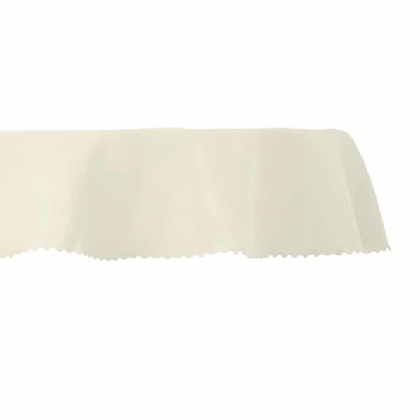 Raved Round Polyester Tablecloth ø 160 cm - Cream