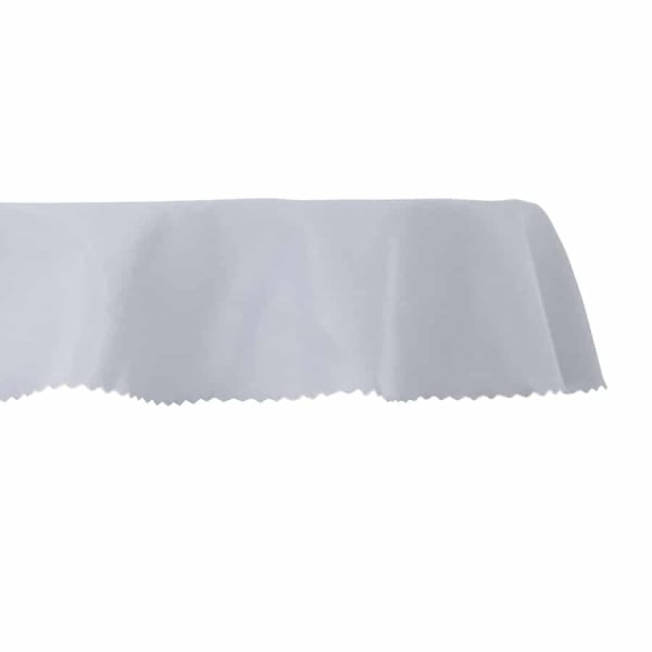 Raved Round Polyester Tablecloth ø 160 cm - Light Gray