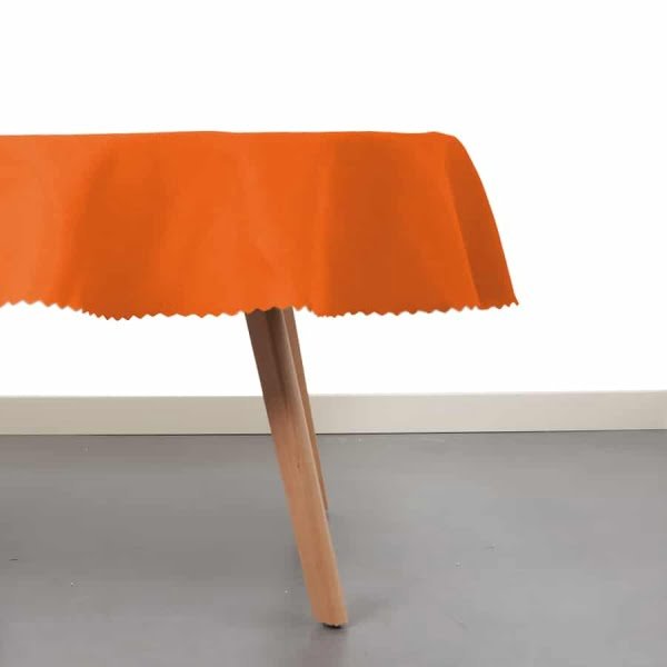 Raved Rond Polyester Tafelkleed ø 160 cm - Oranje