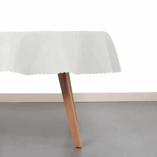 Raved Round Polyester Tablecloth ø 160 cm - White