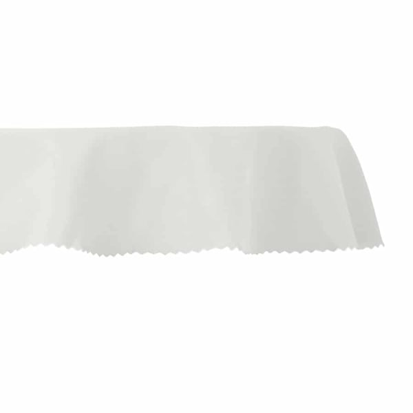 Raved Round Polyester Tablecloth ø 160 cm - White