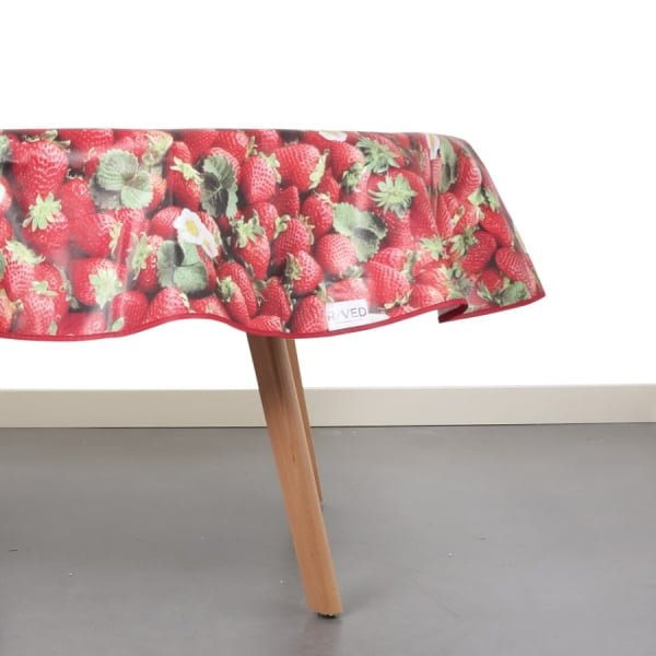 Raved Rond Tafelzeil ø 160 cm - Aardbeien