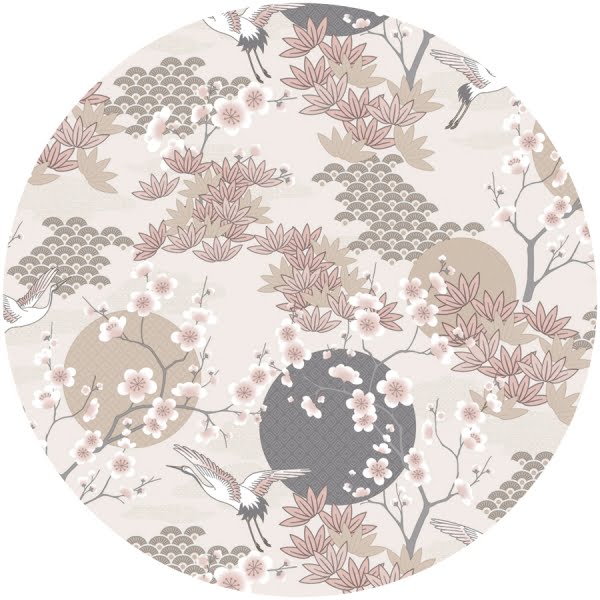 Raved Rond Tafelzeil ø 160 cm - Bloemen en Vogels