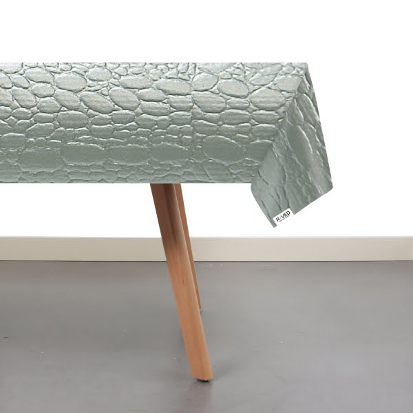 Raved Tafelzeil - Leren Look Croco Design Beige