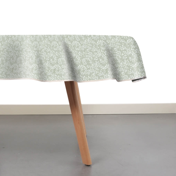 Raved Round Oilcloth ø 160 cm - Ramagem Green