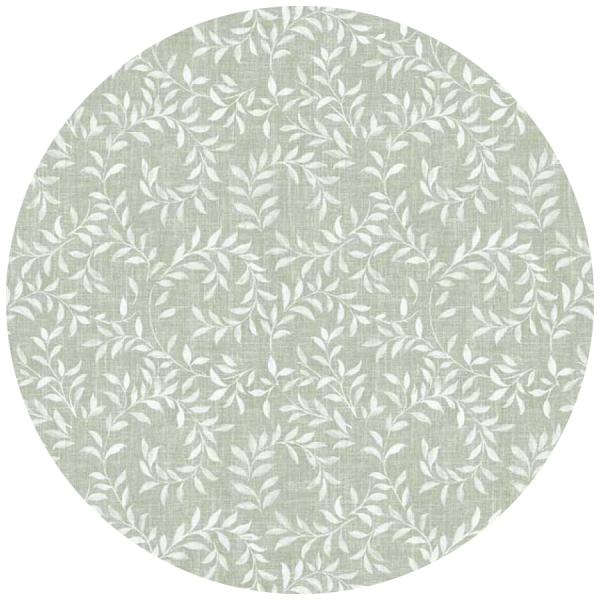 Raved Round Oilcloth ø 160 cm - Ramagem Green